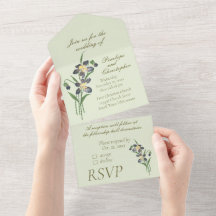  Waterverf Overtredingen Sage Green Wedding