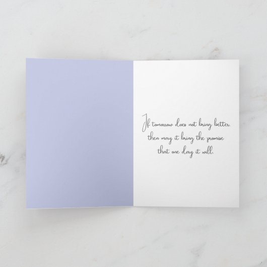 Waterverf overtreedt denken aan jou kaart (Binnen)