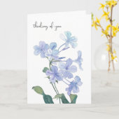 Waterverf overtreedt denken aan jou kaart (Gele Bloem)