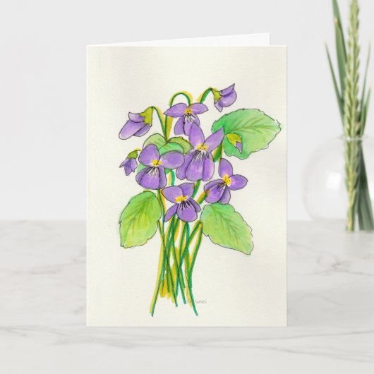 Waterverf overtreedt paasKaart Feestdagen Kaart (Voorkant)