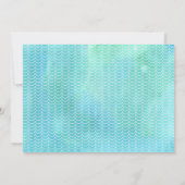 Waterverf Ovisally Birthday Invitation Kaart (Achterkant)