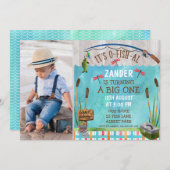 Waterverf Ovisally Birthday Invitation Kaart (Voorkant / Achterkant)