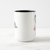 Waterverf Owl | Jouw namen toevoegen Mok (Midden)