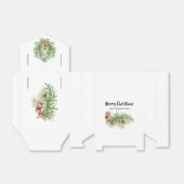 Waterverf Owl Kerstmis Bedankdoosjes (Uitgevouwen)