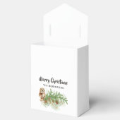 Waterverf Owl Kerstmis Bedankdoosjes (Geopend)