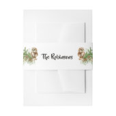 Waterverf Owl Kerstmis Uitnodigingen Wikkel (Voorkant Voorbeeld)