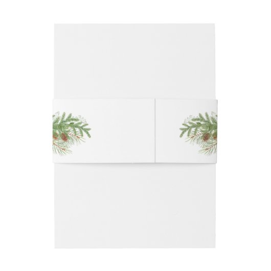 Waterverf Owl Kerstmis Uitnodigingen Wikkel (Achterkant Voorbeeld)