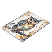 Waterverf Owl Notitieboek (Linkerzijde)