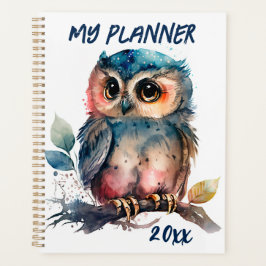 Waterverf Owl Planner