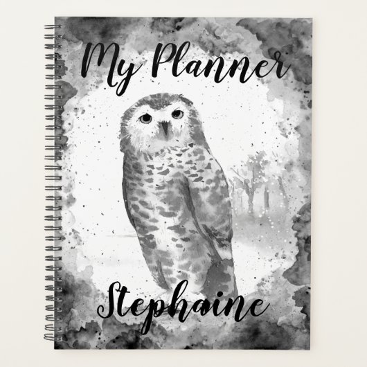 Waterverf Owl Planner (Voorkant)