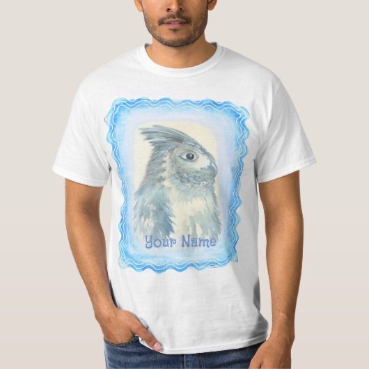 Waterverf Owl T-Shirt (Voorkant)