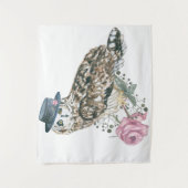 Waterverf Owl Wandkleed (Voorkant)