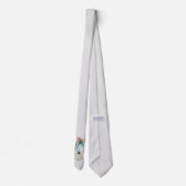 Waterverf Oyster Fine Art Stropdas (Achterkant)