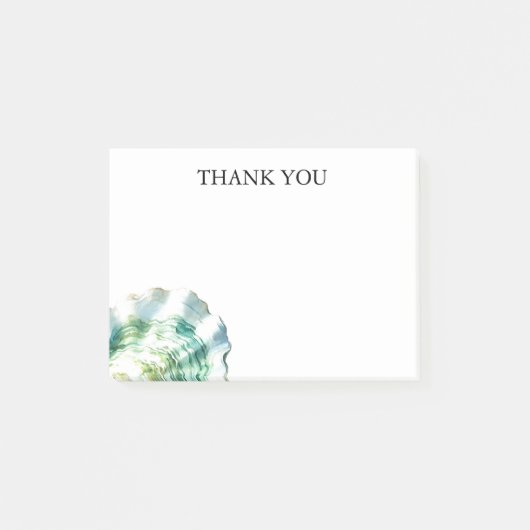 Waterverf Oyster Shell Custom Post-it® Notes (Voorkant)