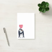 Waterverf Paar Emperor Penguins Post-it® Notes (Kantoor)