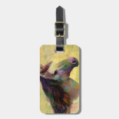 Waterverf paard bagagelabel (Voorkant verticaal)