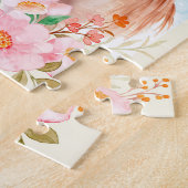 Waterverf Paard en Bloemen Legpuzzel (Zijkant)