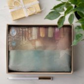 Waterverf Paard Met Bloemen Decoupage In Fantasie Tissuepapier (Geschenk)