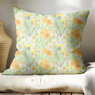 Waterverf Paardebloem Patroon Kussen