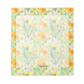  Waterverf Paardebloem Patroon Notitieblok (Voorkant)