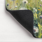 Waterverf paardebloem veld muismat (Hoek)