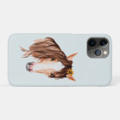 Waterverf Paarden met zonnebloem Case-Mate iPhone Case (Achterkant (horizontaal))