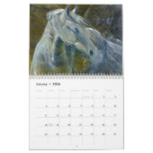 Waterverf Paarden Wandkalender 2025 Kalender (Jan 2026)