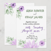 Waterverf paardenbloeding kaart (Voorkant / Achterkant)