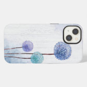Waterverf Paardenbloemen Op Hout iPhone Hoesje (Achterkant horizontaal)