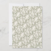 Waterverf Paardensport Bruiloft Elegante Paarden Save The Date (Achterkant)