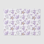 Waterverf Paars flessenpapier Tissuepapier (Voorkant)