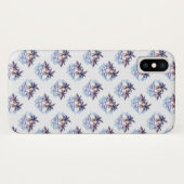 Waterverf Paars Geometrische palmboom Patroon Case-Mate iPhone Case (Achterkant (horizontaal))