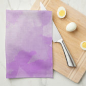 Waterverf Paars Theedoek (Quarter Fold)