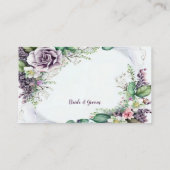 Waterverf Paars voor groene olievlekken voor bruil Informatiekaartje (Achterkant)