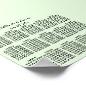 Waterverf Paars-weisterzitteplan Poster (Hoek)