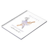 Waterverf Paarse Bakkerij floral tools Recepten Notitieboek (Linkerzijde)