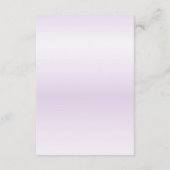 Waterverf Paarse Bloemen Detail Behuizing Kaart (Achterkant)