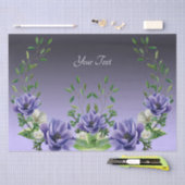 Waterverf Paarse Bloemen Tissuepapier (Craft)