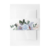 Waterverf Paarse Bloemen Uitnodigingen Wikkel (Voorkant Voorbeeld)