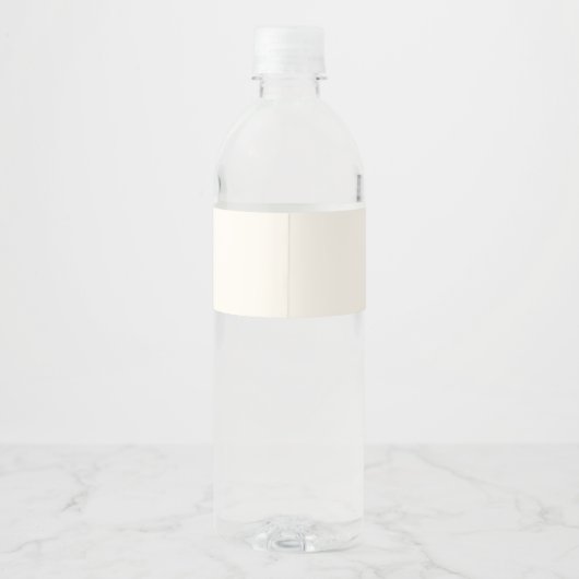 Waterverf Paarse bloemenboeket-bruiloft- Waterfles Etiket (Achterkant)