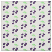 Waterverf Paarse Braam Botanisch Stof (Swatch)