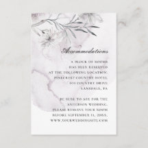 Waterverf paarse bruiloft