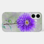 Waterverf Paarse Dahlia Case-Mate iPhone Case (Achterkant (horizontaal))