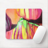 waterverf Paarse figuren Muismat (Met muis)