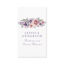 Waterverf Paarse Floral Elegant Bohemian