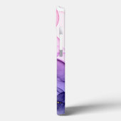 Waterverf Paarse Glitter iPhone / iPad case (Achterkant / Links)