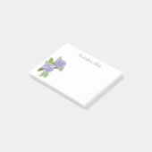 Waterverf Paarse hortensia Post-it® Notes (Schuin)