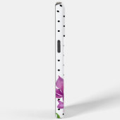 Waterverf Paarse Iris Black White Polka Dots Case-Mate iPhone Case (Achterkant / Rechts)