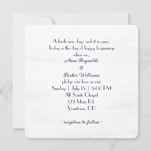 Waterverf Paarse Iris Bloemen op Wit Kaart (Achterkant)