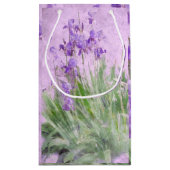 Waterverf Paarse Irises - Klein Cadeauzakje (Achterkant)